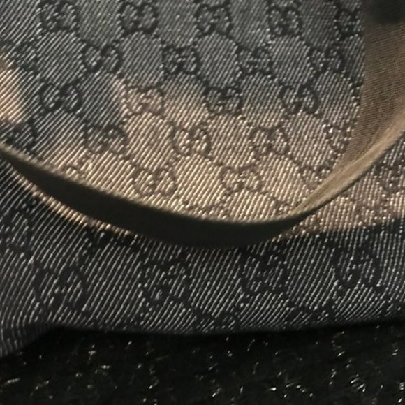 Gucci Vintage Black GG Canvas Handbag/ Shoulder Bag / Tote - 1990's - Picture 8 of 16